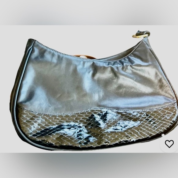 Valerie Jean Handbag Genuine Leather Black Shoulder Purse - Picture 2 of 4